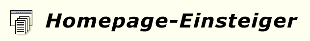 Homepage Design fr Einsteiger